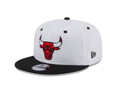 New Era 9Fifty Chicago Bulls White Crown Cap weiß black 97284