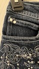 Justice Girls Simply Low Embellished glitter sparkle Bootcut Jeans 8R rhinestone — photo 5