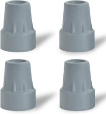 Crutch Tips, 4 Pack 7/8 inch Heavy Duty Rubber Tips Replacement... 