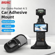 For DJI Osmo Pocket 4 3 Camera Car Adhesive Mount Desktop Base Holder Detachable