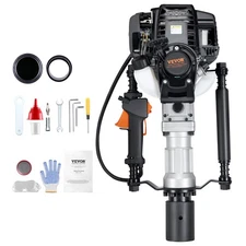 VEVOR 37.77cc Gas-Powered T Post Driver 4-Stroke Engine Gasoline Fence Piling Po