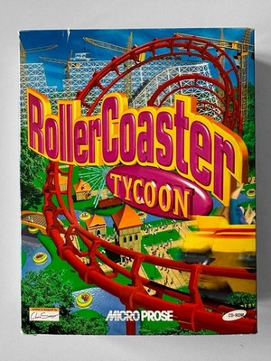 RollerCoaster Tycoon Deutsch PC Big Box 1999 | Rarität | Guter Zustand