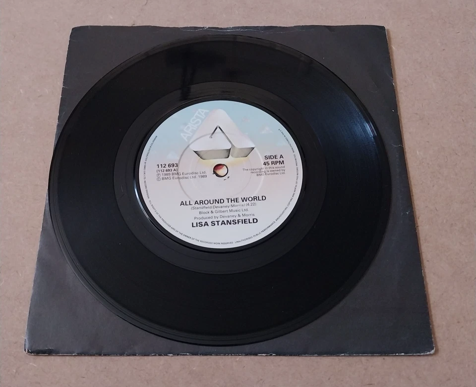 Lisa Stansfield - All Around The World (7" Record - 1989) - Image 3 of 4