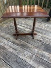 vintage brandt furniture Co. Drop-Leaf stamped table — photo 9
