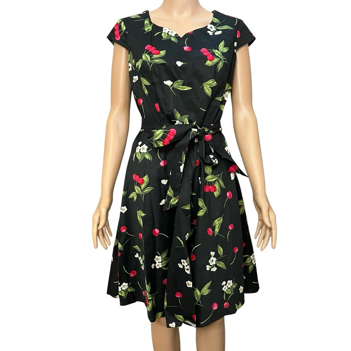 Pinup Dress Cherry for sale | eBay
