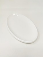Servierplatte Antipasti- KäSe- Wurst- Platte Porzellan Weiß Schale 27,5X16,5 Cm