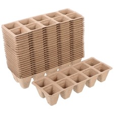 20Pcs Nursery Pot Starter Trays with Cups for Home Gardening