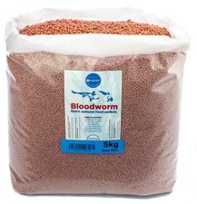 3mm BLOODWORM floating pellets high protein pond, goldfish, koi & tank fish