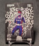 VJ Edgecombe GENERATOR Steel Rookie 2026 Bo Jackson Battle Arena Card #150 76ers