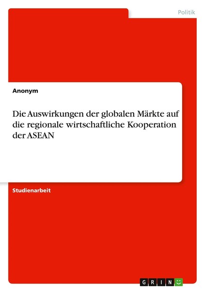 Die Auswirkungen Der Globalen MäRkte Auf Die Regionale Wirtschaftliche...-image