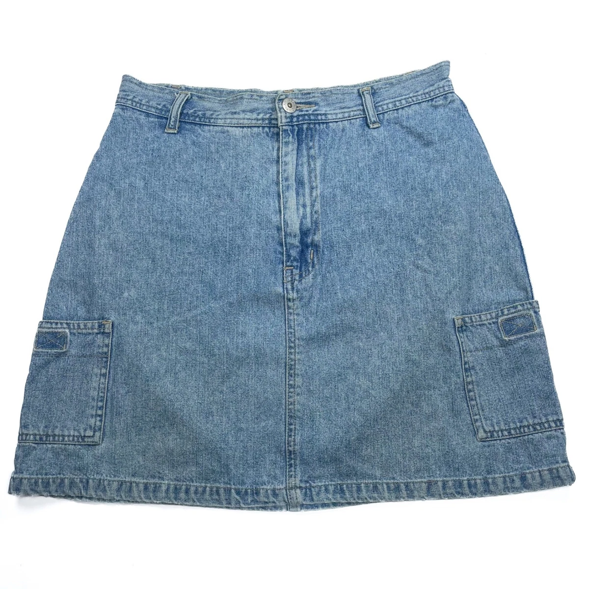 Trendy hoch taillierte Jean Shorts Frauen genähte Front Stretchy Denim Cut Off a