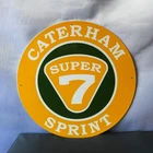 Caterham Super 7 Sprint Vintage Racing Heritage Heavy Metal Sign – 50 cm (19.7”)