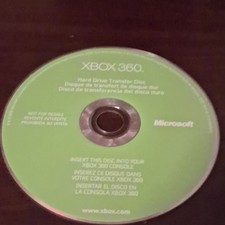 Microsoft Xbox 360 Hard Drive Transfer Disc Green Silver for Xbox 360 Console