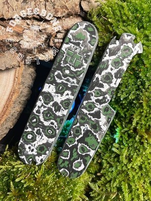 Custom scales für Victorinox 91 mm Plus Fatcarbon  Pines Peak Griffschalen