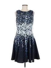 Eliza J Women Blue Cocktail Dress 8