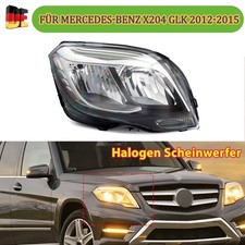 Rechts Halogen Scheinwerfer LED Frontscheinwerfer F&uuml;r Mercedes X204 GLK 2012-15