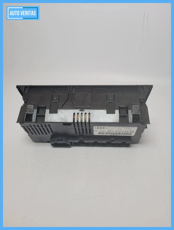 Original Audi A4 (8E/B6/B7) climate control 8e0820043AB - Image 3 of 4