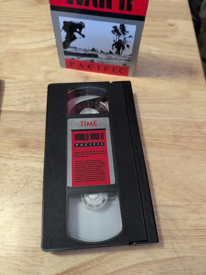 Time World War II Pacific VHS Tape 1991 - Image 4 of 4