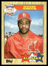 Ozzie Smith 1987 Topps #598 Cardinals MLB READ FREE SHIPPING AutographDen