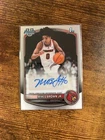 2025-26 Bowman Basketball Mikel Brown Jr. Chrome 1st Autograph #CPA-MBJ