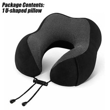 Memory Foam U Shaped Travel Pillow Neck Support Head Rest Car Plane Soft Cushion