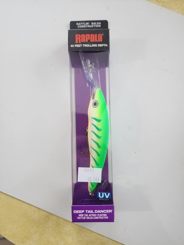 Rapala Deep Tail Dancer TDD13 GTU Green Tiger UV Neu in OVP