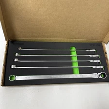 5 PC. DEEP SPLINE RATCHETING FLEX HEAD WRENCH SET (15-19 MM) BRAND NEW