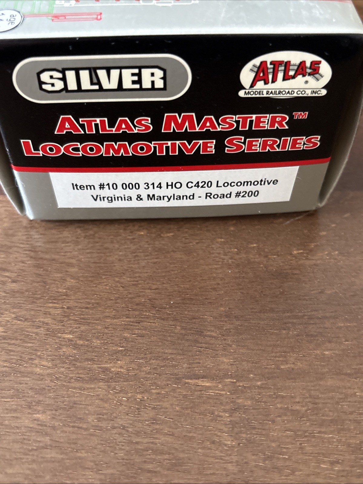 Atlas Silver HO Virginia Maryland Alco C420 High Nose Locomotive #200 NOS