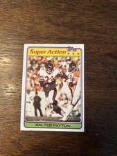 1981 Topps - Walter Payton #202 Chicago Bears NFL Football Vintage Card HOF