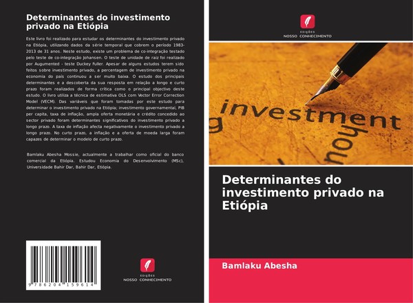 Bamlaku Abesha | Determinantes Do Investimento Privado Na EtióPia | Taschenbuch-image