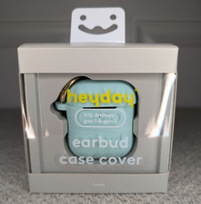 Heyday Earbud Case Cover  Clip Spring Teal Silicone Fits AirPods Gen 1  2 NWT