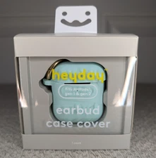 Heyday Earbud Case Cover & Clip Spring Teal Silicone Fits AirPods Gen 1 & 2 NWT