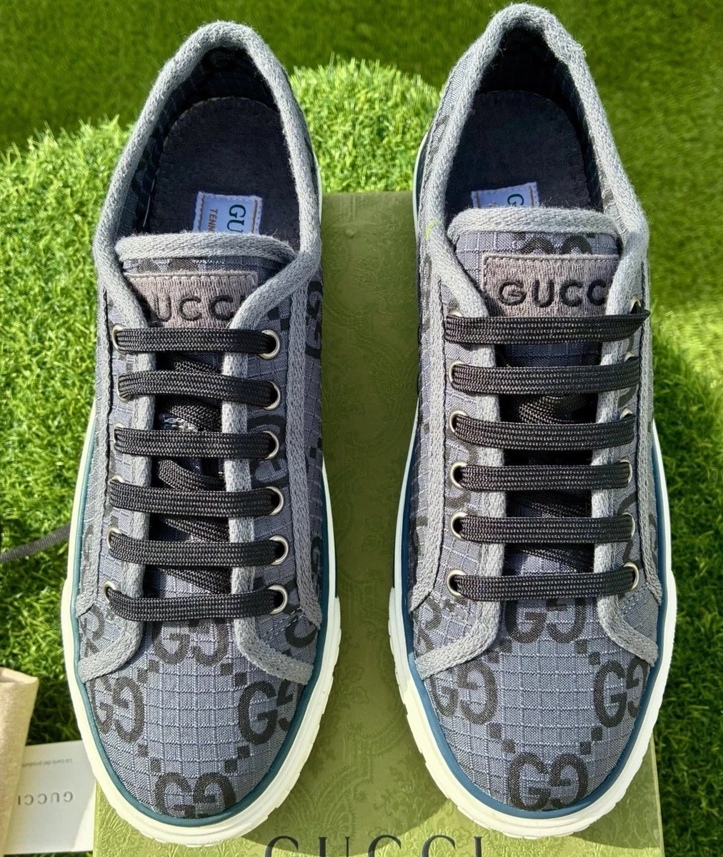 Gucci Tennis 1977 GG Monogram - Grey Black for sale | eBay