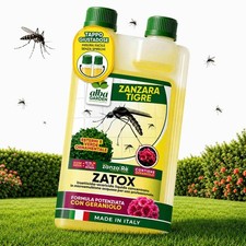 Insetticida Concentrato Zanzare Cimici Pulci Zecche per Interni e Esterni x 1 Lt