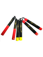 Bundle of 6 - MAG 10" Corded Foam Nunchucks   Dense Foam Cord-Link Martial Arts