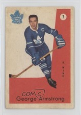 1959-60 Parkhurst George Armstrong #7 HOF 0mx5