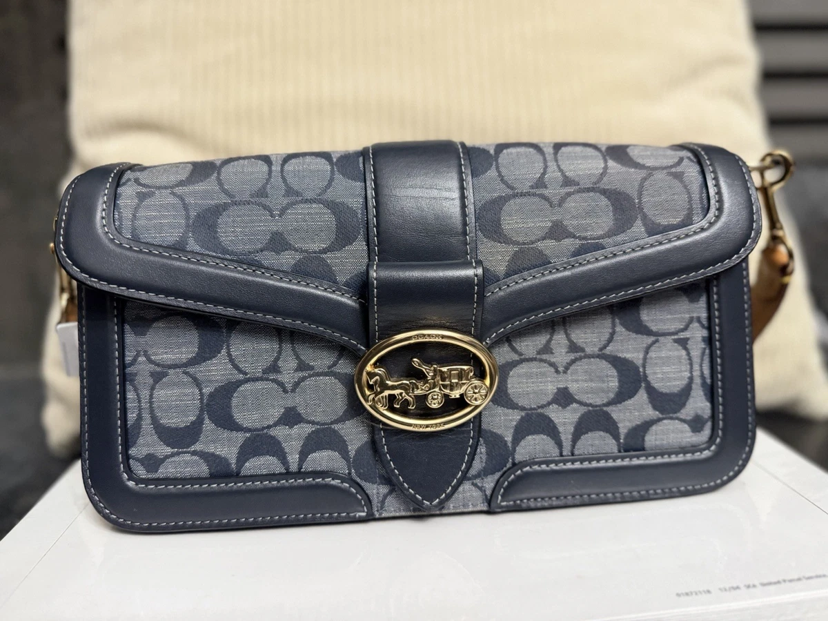 Coach Shoulder Bag Blue Bags & Handbags for Women for sale | eBay UK
