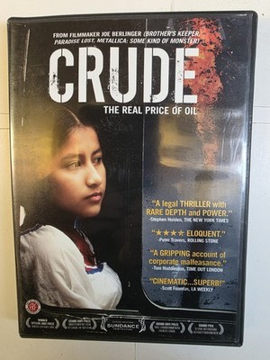 Crude - THE REAL PRICE OF OIL (DVD, 2009) A30