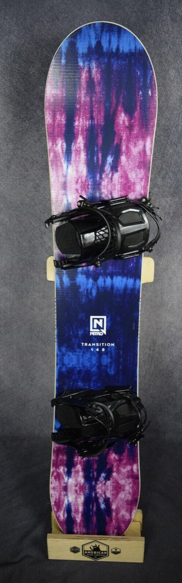 NEW NITRO TRANSITION SNOWBOARD SIZE 148 CM WITH NEW PICCO MEDIUM