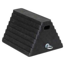 Buyers Products WC1086 Rubber Wheel Chock: 8" Overall Length