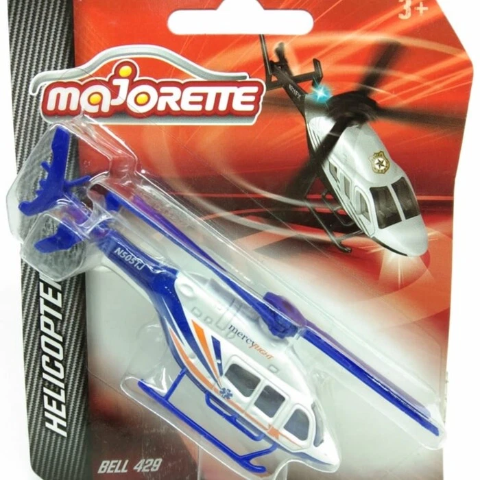 Majorette Helicopter Bell 429 GlobalRanger Ambulance MercyFlight 322A 1:64 Scale - Image 2 of 2
