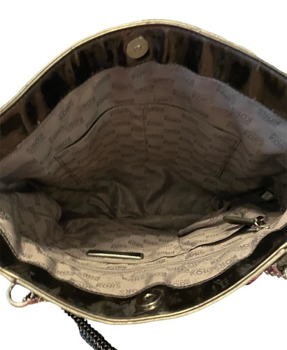 Michael Kors Metallic Leather Signature Tote MINT - Picture 7 of 7