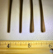   TOP PICK   2 PRS BROWN THIN WIRE OR RIMLESS GLASSES TEMPLE TIPS 1MM EAR PIECES