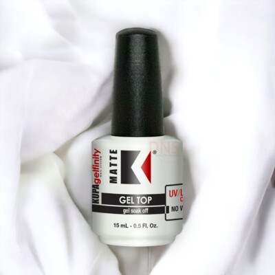 Kupa GelFinity Soak Off Gel UV/LED 0.5 oz | Top Coat No Wipe MATTE