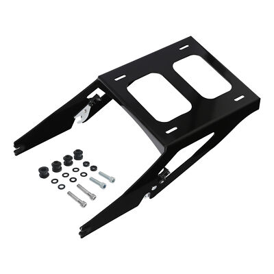 Black Two Up Mounting Rack Fits For Harley Sport Glide FLSB 2018-2025 2019 2020