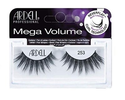 Ardell False Eyelashes - 1 Pair - 3D Mega Volume #253 - CHOOSE QUANTITY