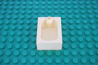 Duplo Bright Light Yellow Bathtub Tub Bathroom House Replacement Part 10929