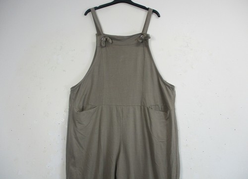 Lagenlook Ladies Dungarees/Jumpsuit 95% Cotton Stretchy Jersey Knit OneSize12-16 - Picture 40 of 53