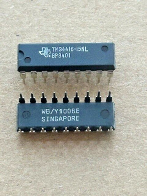 2 Stück Integrierte Schaltung - TMS4416-15NL - Texas Instruments - DIP18