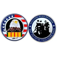 VIETNAM WAR Welcome Home Brother Challenge Coin Collectible USA Commemorative